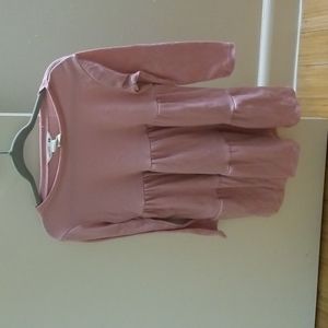 Long sleeve dress H&M  5T  Color Mauve